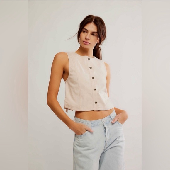 Free People Tops - Free People Blake Vest $78 MSRP